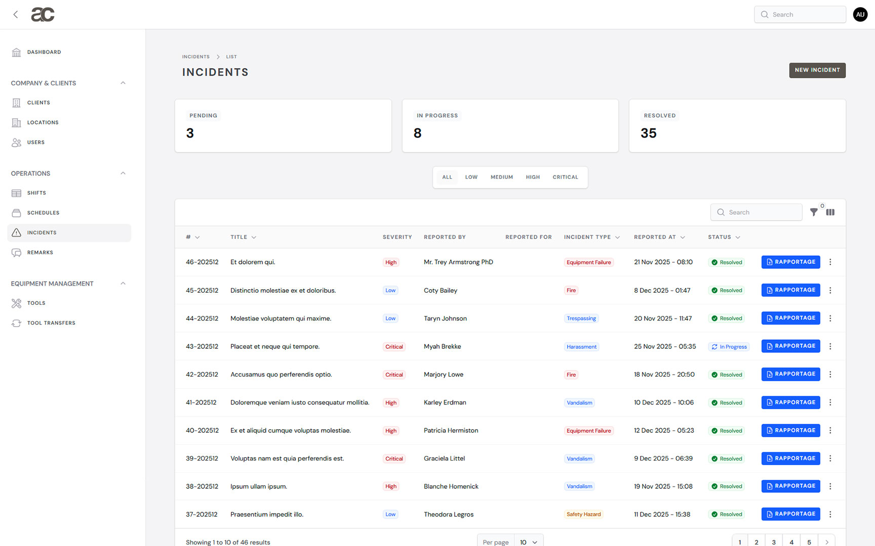 Security operations case study
